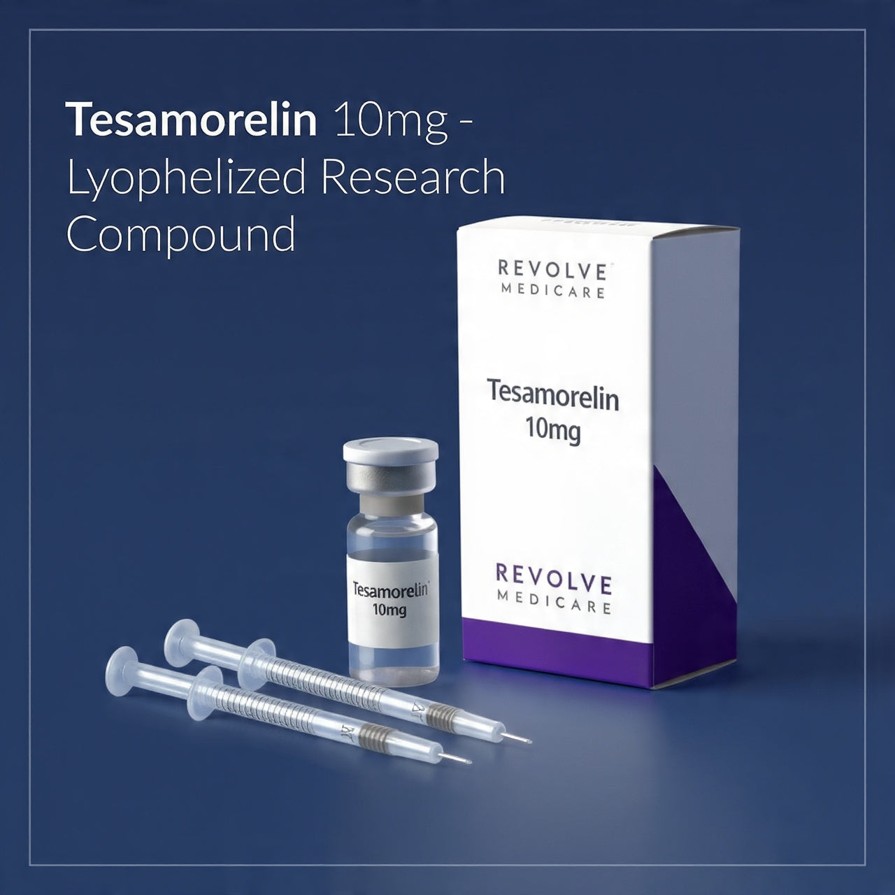 Tesamorelin 10mg-Lyophilized Research Compound