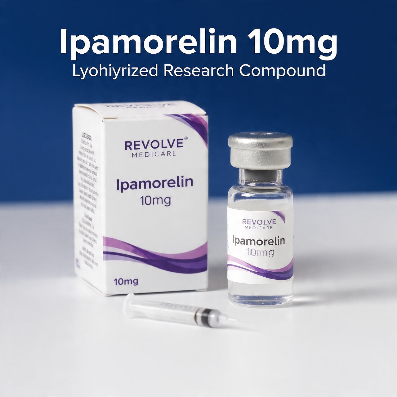 Ipamorelin 10mg Lyophilized Research Compound